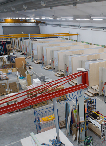 Holzmodul Produktion